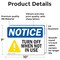 Signmission Turn Off When Not In Use, 10 in W x Rectangle, Vinyl Decal OS-2PACK-NS-D-710-L-16771 - alternate 3